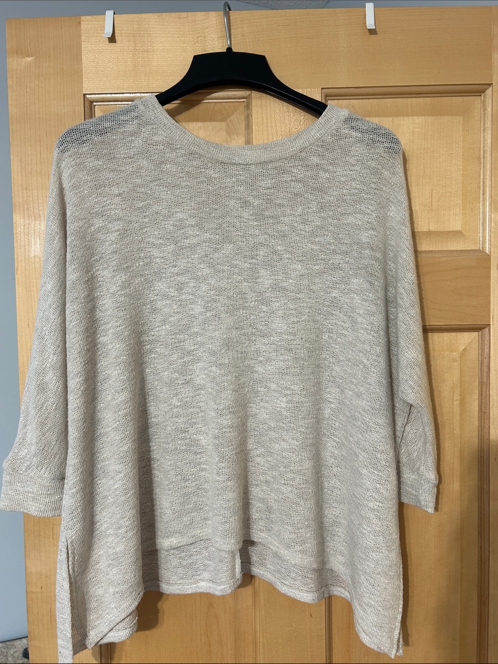 Cherish Lightweight Beige Knit Women's Sweater